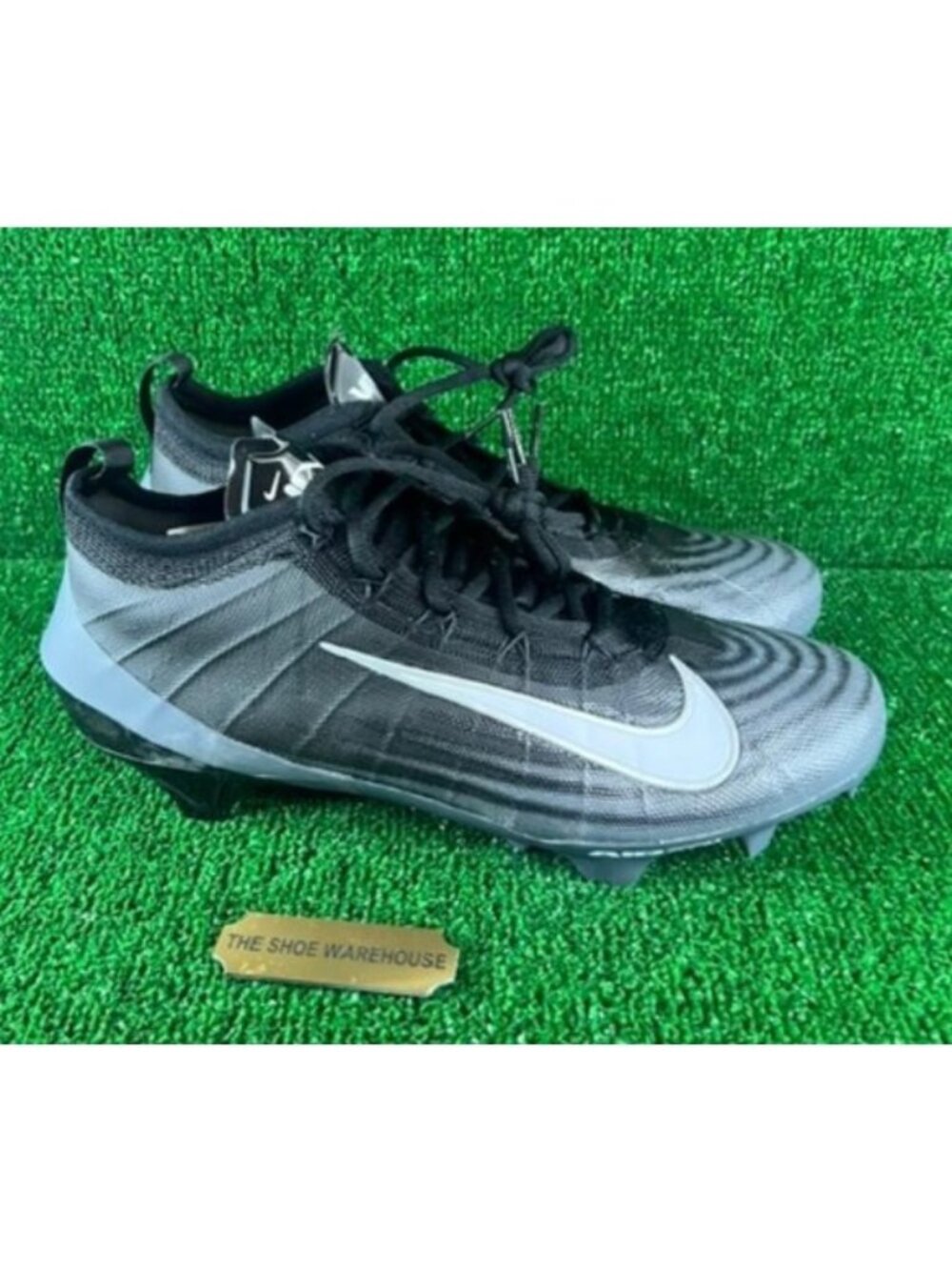Men Nike Zoom Vapor Elite 1 Triple Black Football Cleats HV2724-001 Size 11.5 W